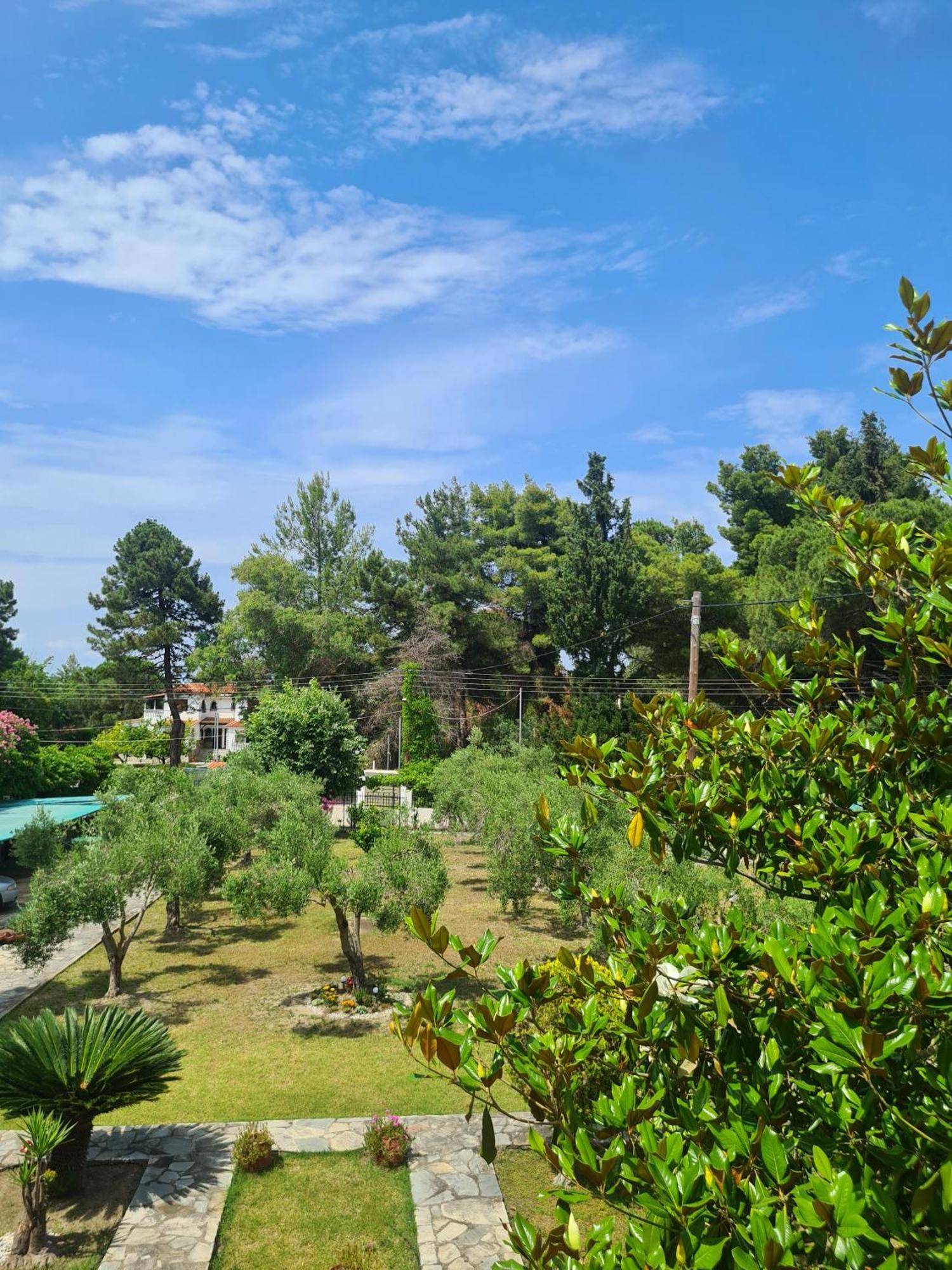 Geovilla Green & Blue 1 - Pefkochori Luaran gambar