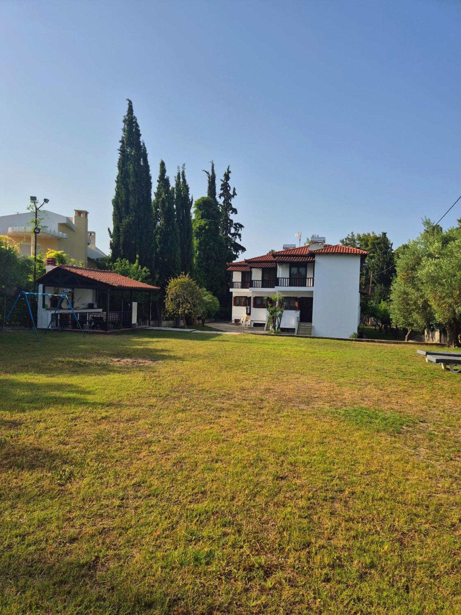 Geovilla Green & Blue 1 - Pefkochori Luaran gambar